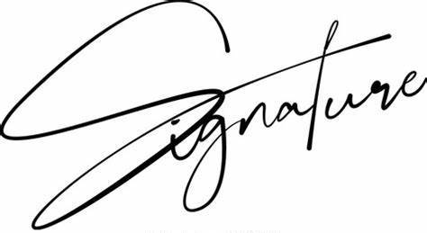 Chairman's Signature